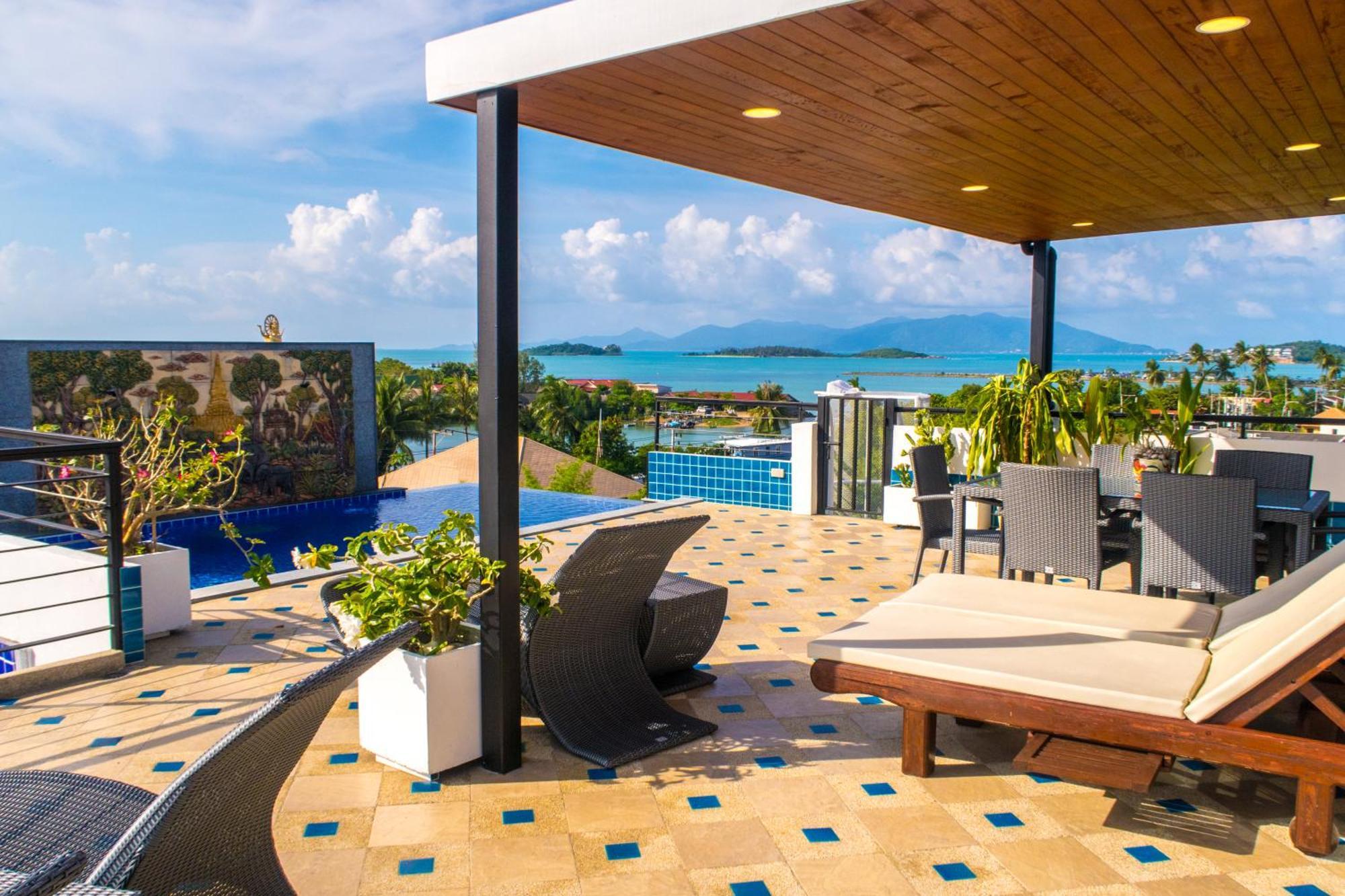 Celebrity Ocean View Villa Samui Bang Rak Beach  Ngoại thất bức ảnh