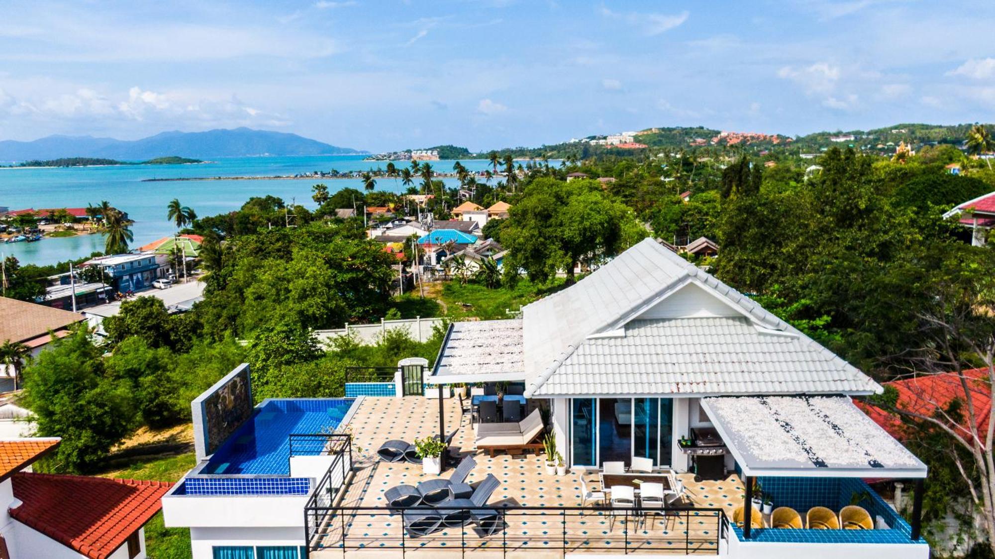 Celebrity Ocean View Villa Samui Bang Rak Beach  Ngoại thất bức ảnh