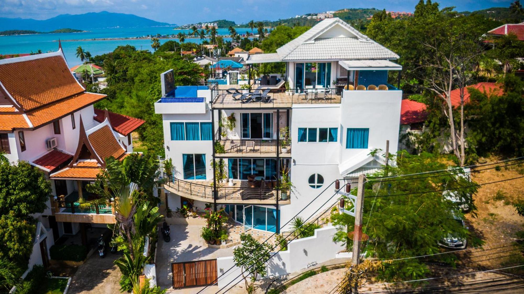 Celebrity Ocean View Villa Samui Bang Rak Beach  Ngoại thất bức ảnh