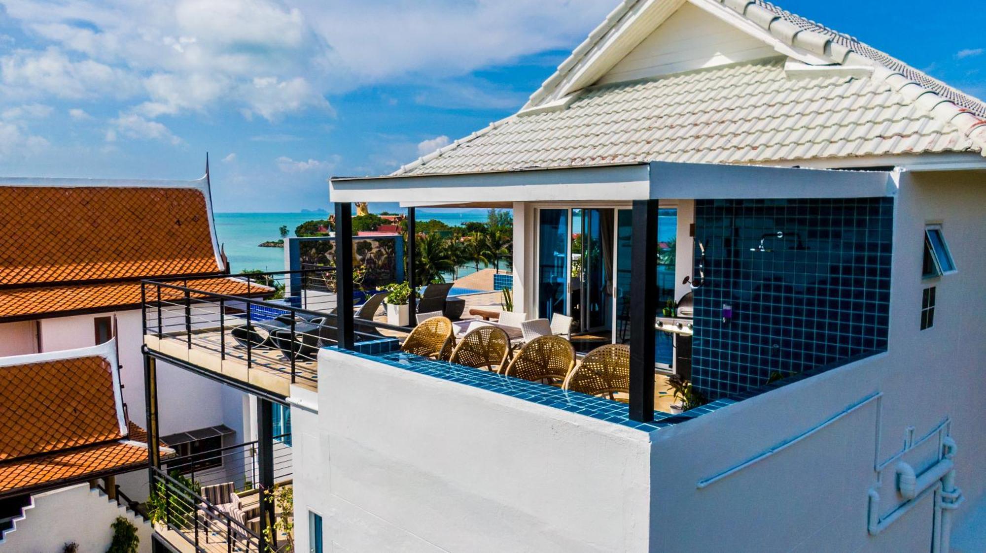 Celebrity Ocean View Villa Samui Bang Rak Beach  Ngoại thất bức ảnh