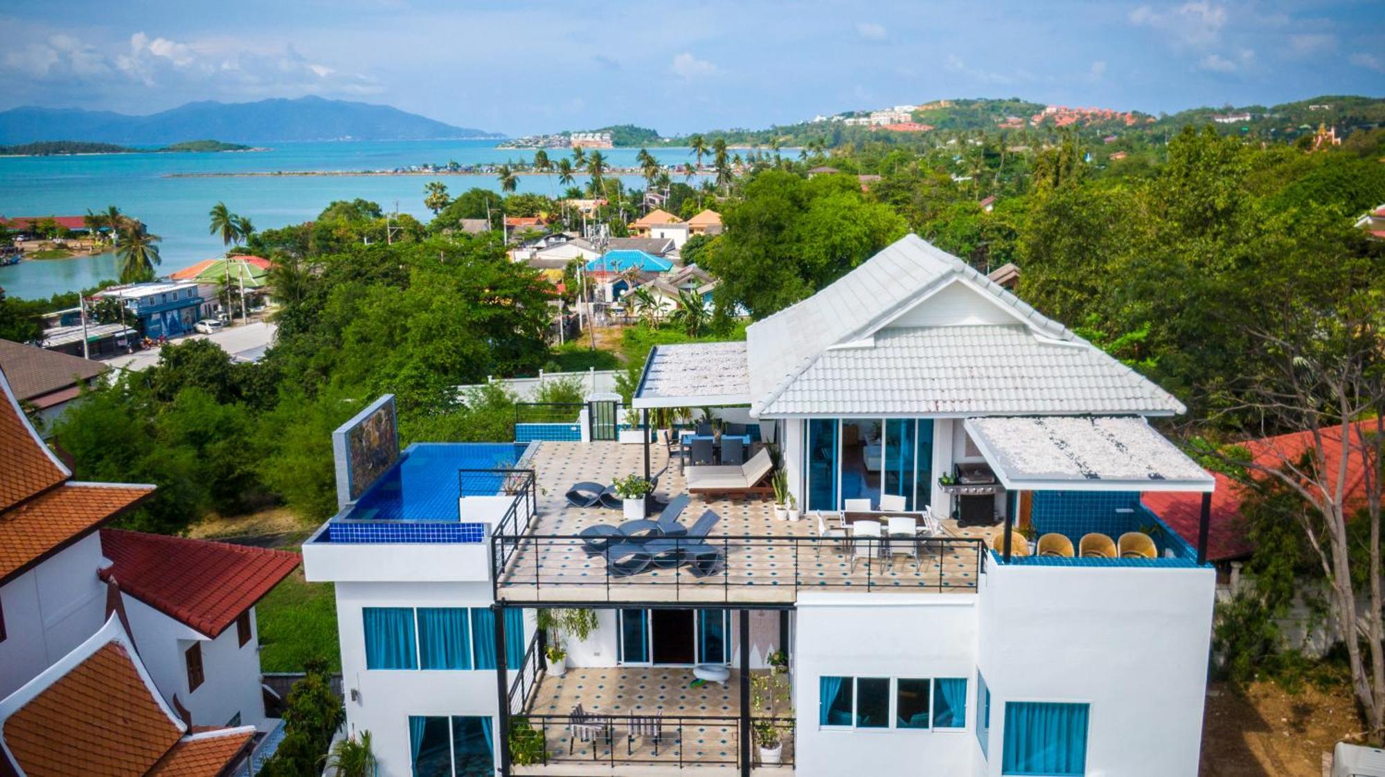 Celebrity Ocean View Villa Samui Bang Rak Beach  Ngoại thất bức ảnh